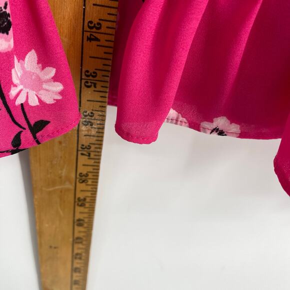 Maison Jules Dress Women’s Large Pink Floral Feminine Romantic - Picture 8 of 9